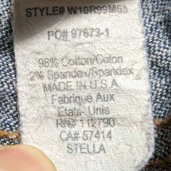 True Religion Women's Jeans Color Blue Size 28 Style Number Stella Mid-Rise - Picture 10 of 10